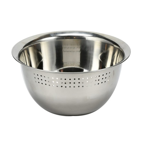 Pearl Metal HB-4775 At Aqua Colander Bowl 7.1 inches (18 cm), Stainless Steel