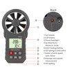 Digital Anemometer LCD Backlit Display Maximum Minimum Average Wind Speed