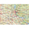 Detailed Ukraine Physical Map - 23.3 x 33.1 Inches -
