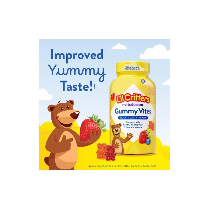 L'il Critters Gummy Vites Multivitamínico Niños 190 Gomitas