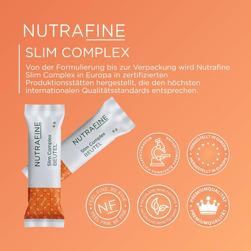 Nutrafine Slim Complex - Premium Formula with Glucomannan 1g, CollaSel