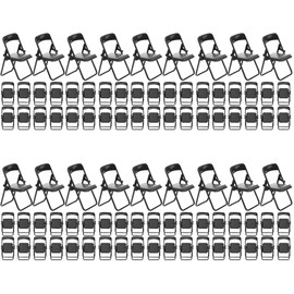 Doll Chair 72 Pieces Mini Folding Chairs 1/6 Scale Miniature Chairs Simulation Furniture Model Doll House Decor Phone Holders Dollhouse Desk, Black Folding Chair Miniature