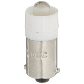 Eiko LED-120-MB-W T3-1/4 BA9S Halogen Bulb, 110-130 VAC, White