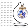 Lemecima Ornament Display Stand Holder Hanger Stands Glass Ball Ornament
