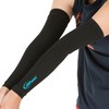 D&M D-7000 Arm Sleeve Arm Cover, Black X Turquoise, Medium