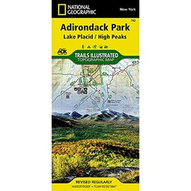 Lake Placid, High Peaks: Adirondack Park (National Geographic Trails Illustrated Map (742))