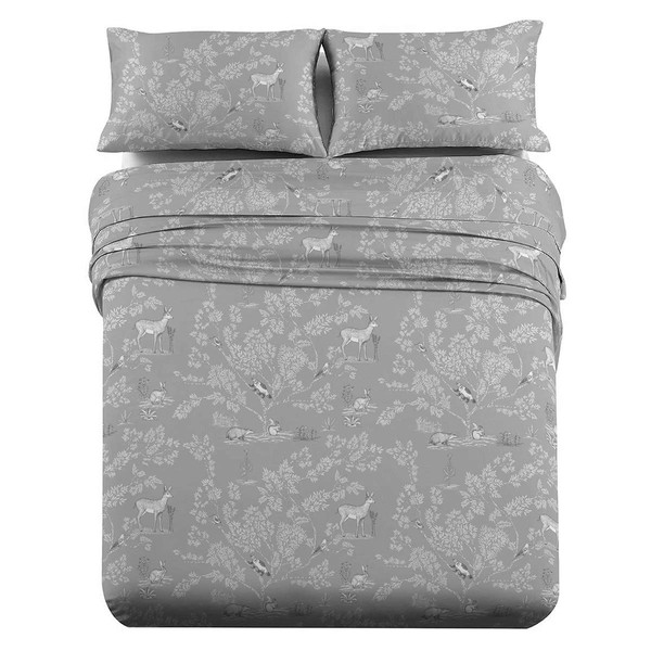 Royal Hotel Bedding Heavy Soft 100% Cotton Flannel Sheets, 4pc