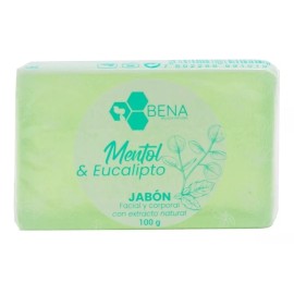 Bena Belleza Natural Jabon Artesanal Mentol Y Eucalipto Glicerina Relajante Bena