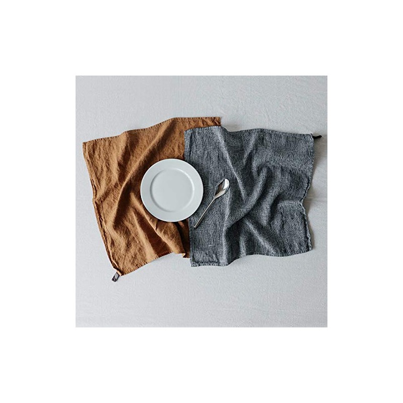 Lino Elina Kitchen Cloth, Manon, Square, Lino e Lina, Dish