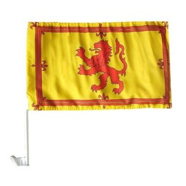 Moon Knives 12x18 Scotland Lion Country Single Sided Car Vehicle 12''x18'' Flag - Party Decorations Supplies For Parades - Prime Outside, Garden, Men Cave Decor Flag