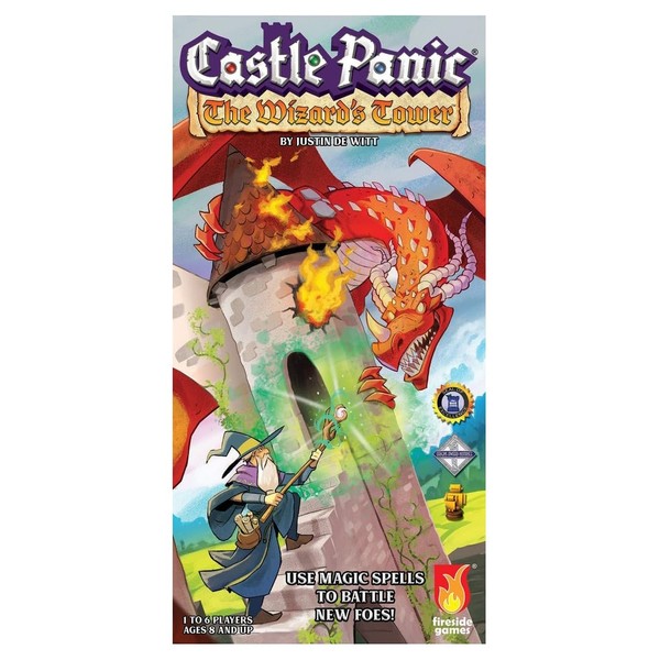 Fireside Games The Wizard’s Tower ⎸Castle Panic Expansion ⎸Board Game for Adults and Family ⎸Cooperative Board Game ⎸Ages 8+ ⎸for 1 to 6 Players