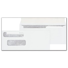 Center Write Long Check Envelope Self Seal 8 3/4 x 3 1/2" QTY 200