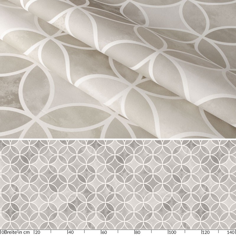 Washable Oilcloth Tablecloth Oval 140 x 200 cm Cut Edge