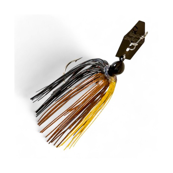 3/8Oz Bladed Vibrating Swim Jig Cb38 70 Green Pumpkin Purple