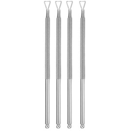 Metal Lottery Ticket Scratcher with Multi-Purpose Scraper Tool - Professional Label Scraper for Lottery Tickets (Pack of 4)