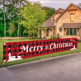 Large Merry Christmas Banner