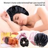Pack of 2 Hair Care Caps, 2 Pieces Hair Ropes,