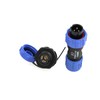 ZBLZGP SP13 3 Pin Waterproof IP68 Housing Recessed Plug Weipu