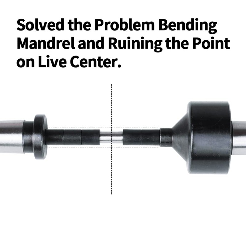 2MT Turning Tools Woodworking Pen Mandrel Bundle with Mandrel Saver,