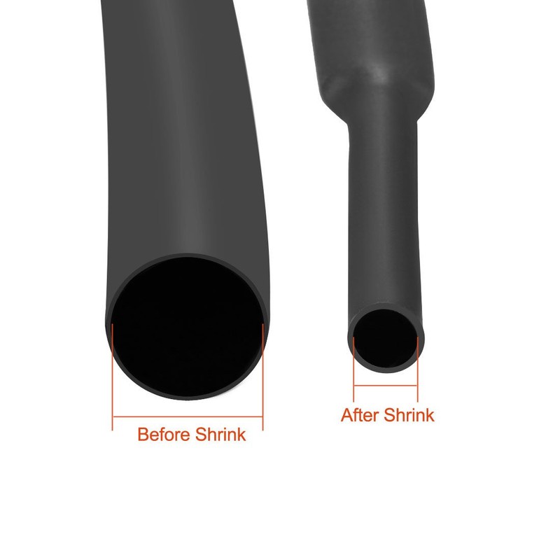 uxcell Heat Shrink Tubing 0.6mm Dia 1m 2:1 Heat Shrink
