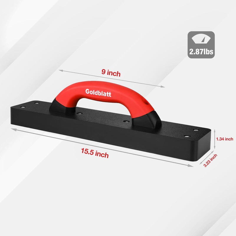 Goldblatt Tapping Block for Vinyl Plank Flooring, Heavy Duty Hammer-Free