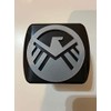 LicensePlateFreak Shield Secret Agent Style in 3D - 2 inch