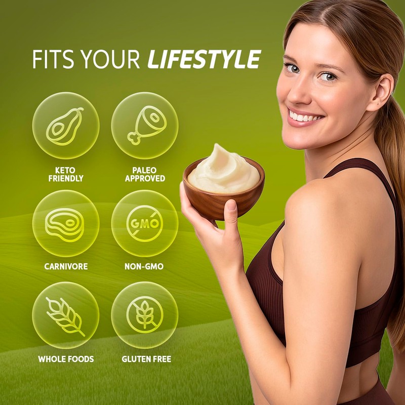 Beef Tallow For Cooking - Pure Beef Tallow 14 Ounces