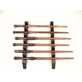 Wall Hanging Magic Wand Stand Holder Display Wizard Gift Holds 6 Wands #543