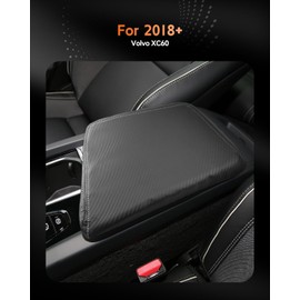 CDEFG for Volvo XC60 2018-2025 Center Console Cover Armrest Box Cover for XC60 (Core, Plus, Ultra) 2020 2021 2022 2023 2024 2025 Accessories Console Arm Rest Protector