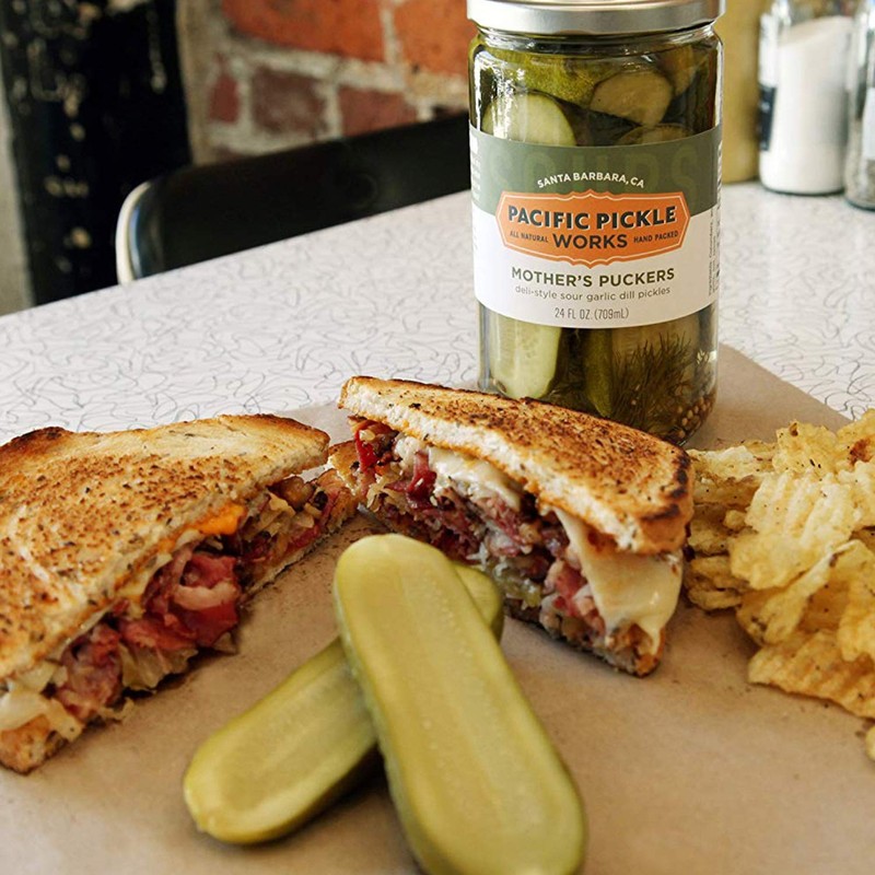 Mother's Puckers (6-pack) - Home-style garlic dill pickles 24oz