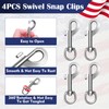 Anglekai 50Ft Flag Pole Rope Kit, 0.31 in/ 8 mm