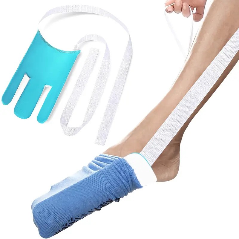 Sock Aid Helper for Easy Dressing – Non-Slip No-Bend Design