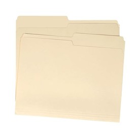 Manila File Folder 1/3 Cut Classic Letter Size 12 Count