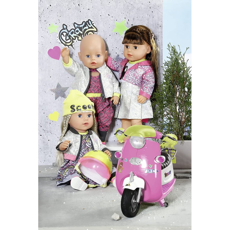 Baby Born 830215 City Deluxe Scooter Combo 43 cm