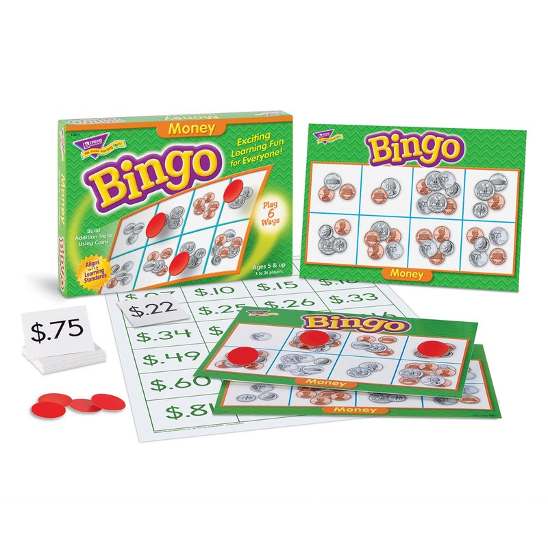 Trend Enterprises: Money Bingo Game, Exciting Way for Everyone to