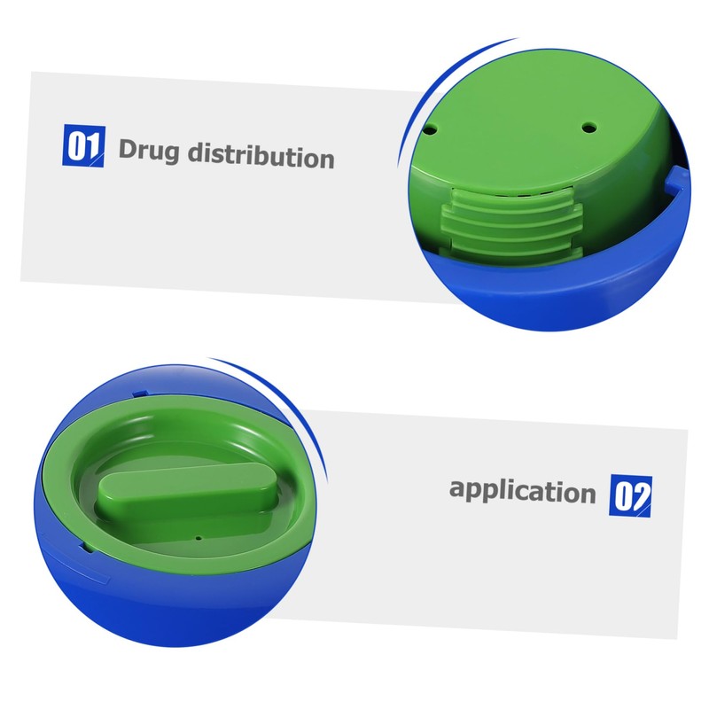 Mipcase 2pcs Spa Floating Chemical Dispenser with Temperature Gauge Durable