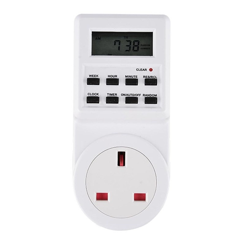 WSDMAVIS 1Pcs Timer Socket Plug Digital Timer Socket Switch Plug