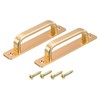 sourcing map 2 Pcs 5.04 Inch Square Cabinet Handles with