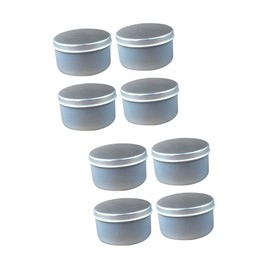 COHEALI 2sets 7cm Diy Scented Tin Wedding Favor Container Round Candy Boxes for Wedding Supplies 4pcs*2