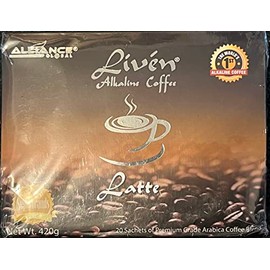 Liven Alkaline Coffee (LATTEE FLAVOR 20 SACHETS)