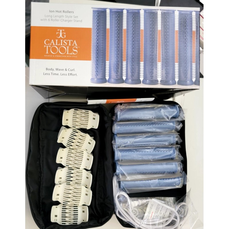 CALISTA TOOLS ION HOT ROLLERS Long Length Style Set with