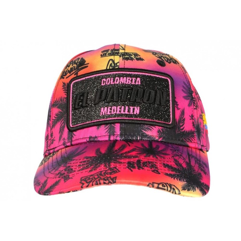 SKR El Patron Orange and Pink Visual Tropical Streetwear Baseball