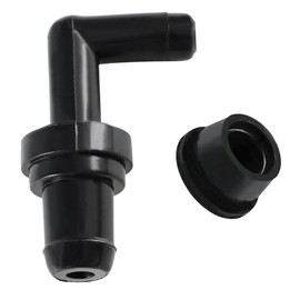 OXCANO 12261-62041 PCV Valve 90°+ Grommet Compatible with Toyota 4Runner 1996-2002, T100 1995-1998, Tacoma 1995-2004, Tundra 2000 2001 2002 2003 2004 Replacement for 17130-PM6-003