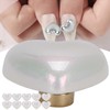 10pcs Heart Beads Imitation Pearls Beads Nail Art Decoration DIY