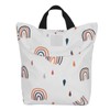 Baby Cloth Diaper Bag Waterproof DoubleLayer Pocket Fashionable Baby Outing