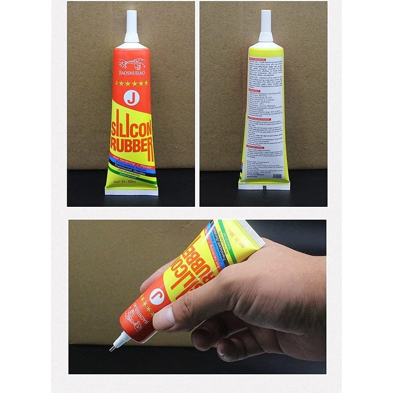 Silicone Glue,Clear Silicone Adhesive for Silicone Rubber Waterproof,Instant,Heat Resisting,Liquid Silicone