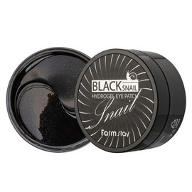 Farmstay 팜스테이 블랙 스네일 하이드로겔 아이패치 90g(60매) Farmstay Black Snail Hydrogel Eye Patch 90g (60 sheets)