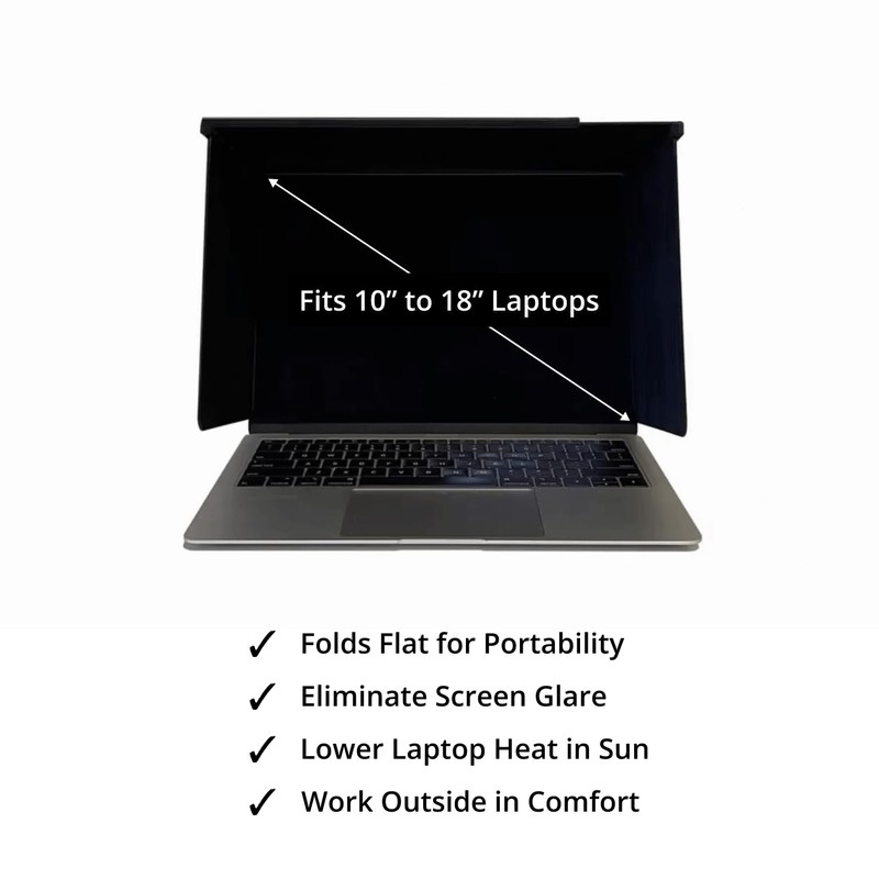 VIZOR Sun Shade for Laptops