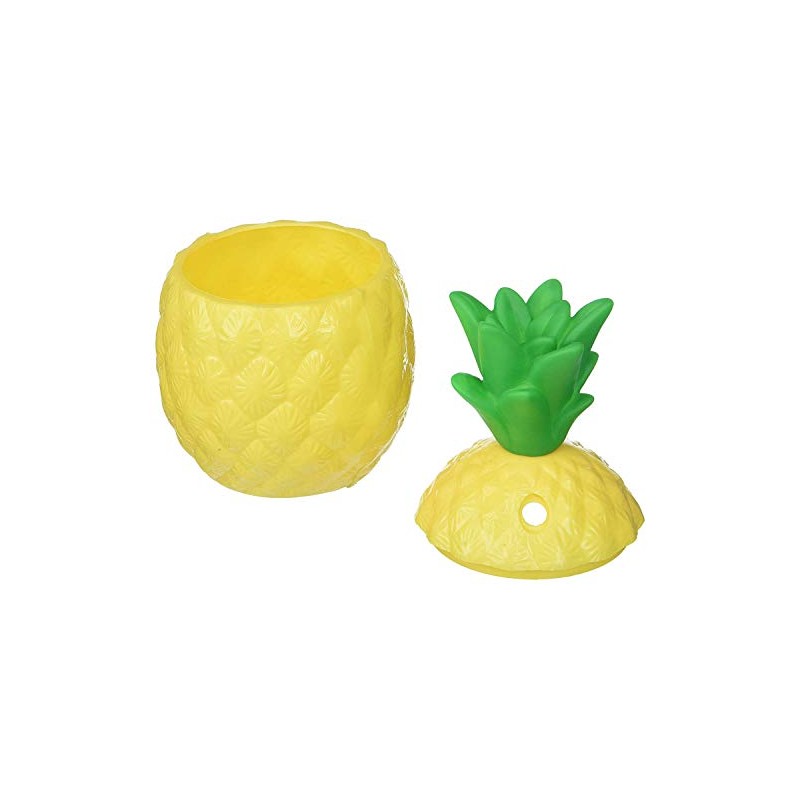 Rhode Island Novelty 8 Oz Pineapple Plastic Cups | Set
