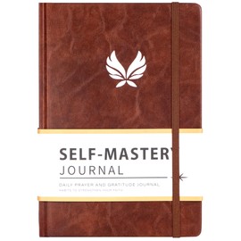 Yoment Gratitude Journal for Men Leather Self Care Journals with Prompts Daily Gratitude Journasl for Happiness, Mindfulness, Mental Health, Guided Journal Inspirational Gifts, Brown